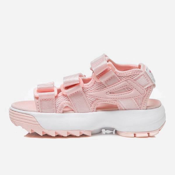 Sandalias Fila Niñas Rosas - Disruptor Sd Kd - España 405162PRU